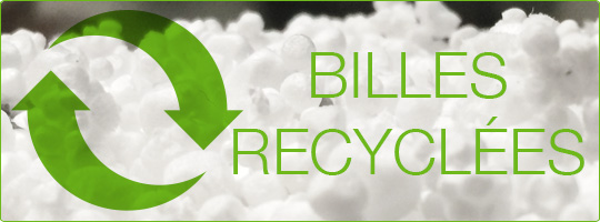 Billes De Polystyrène Recyclé