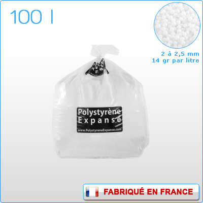 Billes de Polystyr�ne Expans� : 100 litres