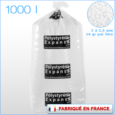 Billes de Polystyr�ne Expans� : 1000 litres