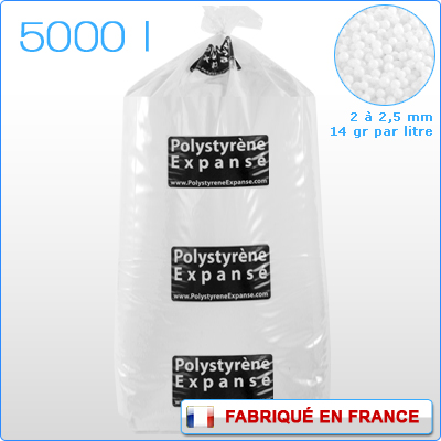 Billes de Polystyr�ne Expans� : 5000 litres