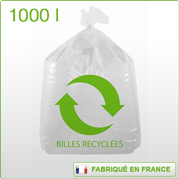 Billes de Polystyrène Recyclé: 1000 litres